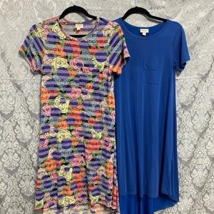 LulaRoe XXS Carly Dress bundle of 2